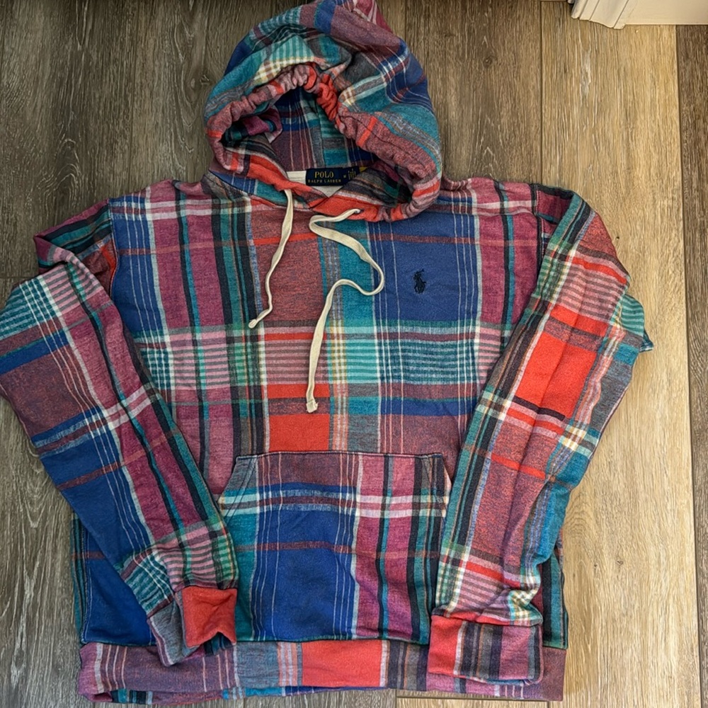 Plaid Ralph Lauren hoodie